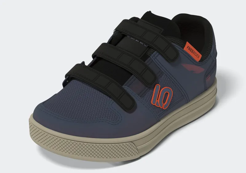 Five Ten Freerider Kids VSC Mountain Bike Flat Shoes - Blue Tan Black-10